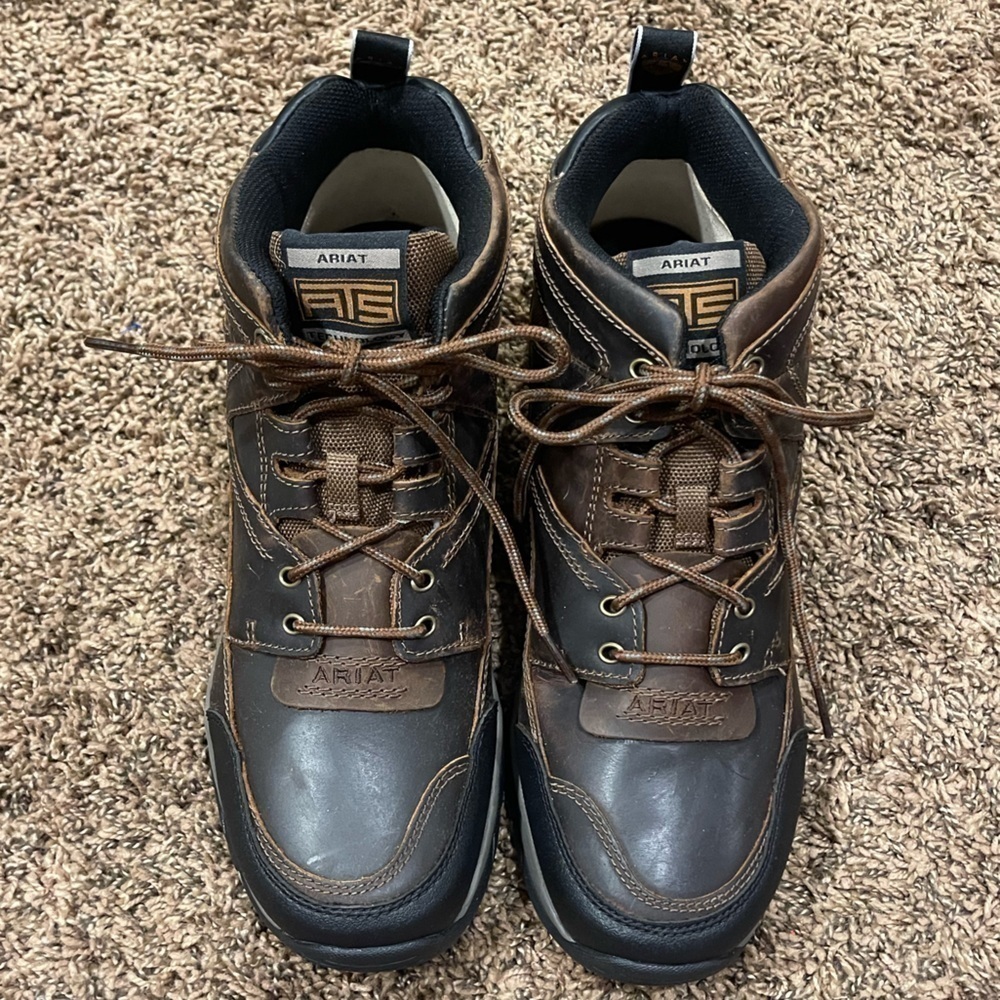 Ariat Terrain Men’s Working Hiking Riding Boots Sz 12 EE - Picture 2 of 15